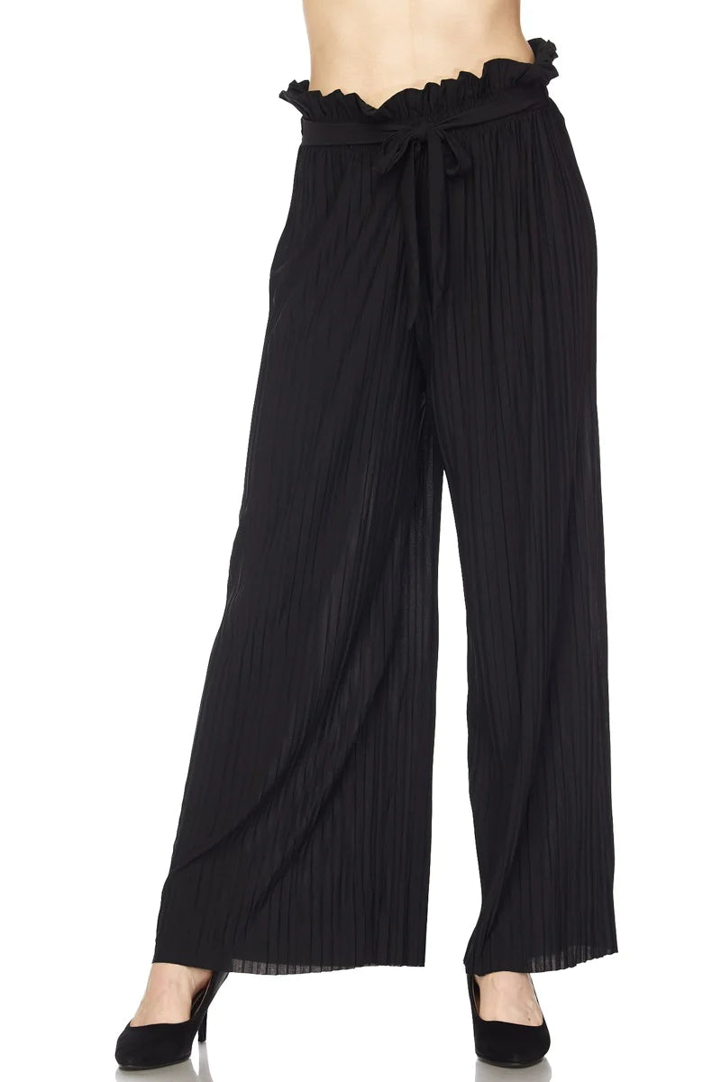 LOVE POEM Tie Front Pleated Pant