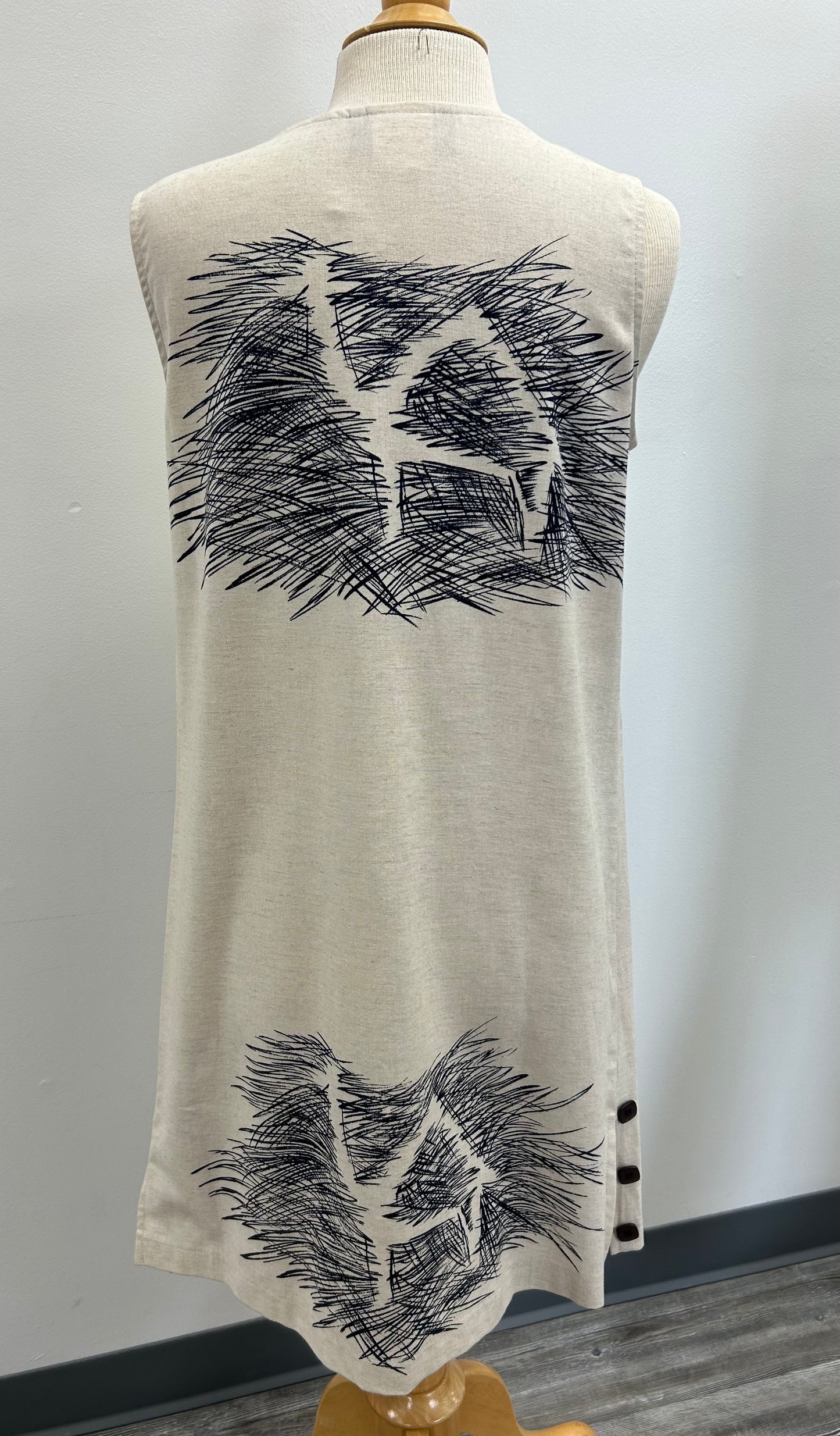 Linen Sleeveless Dress