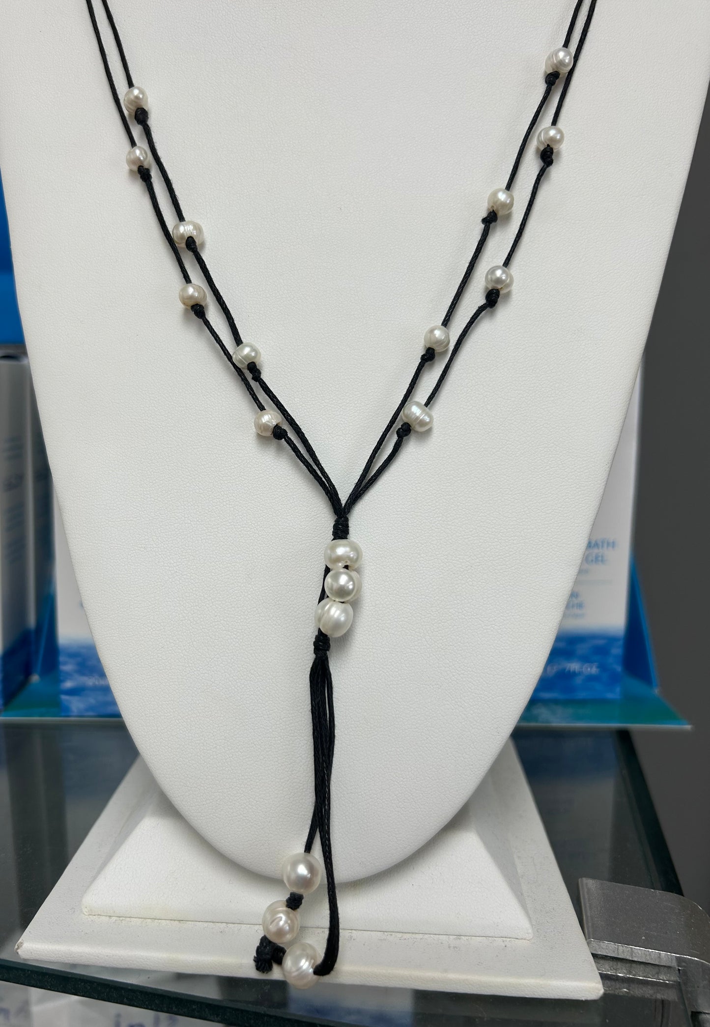 Pearl and Rope Necklace