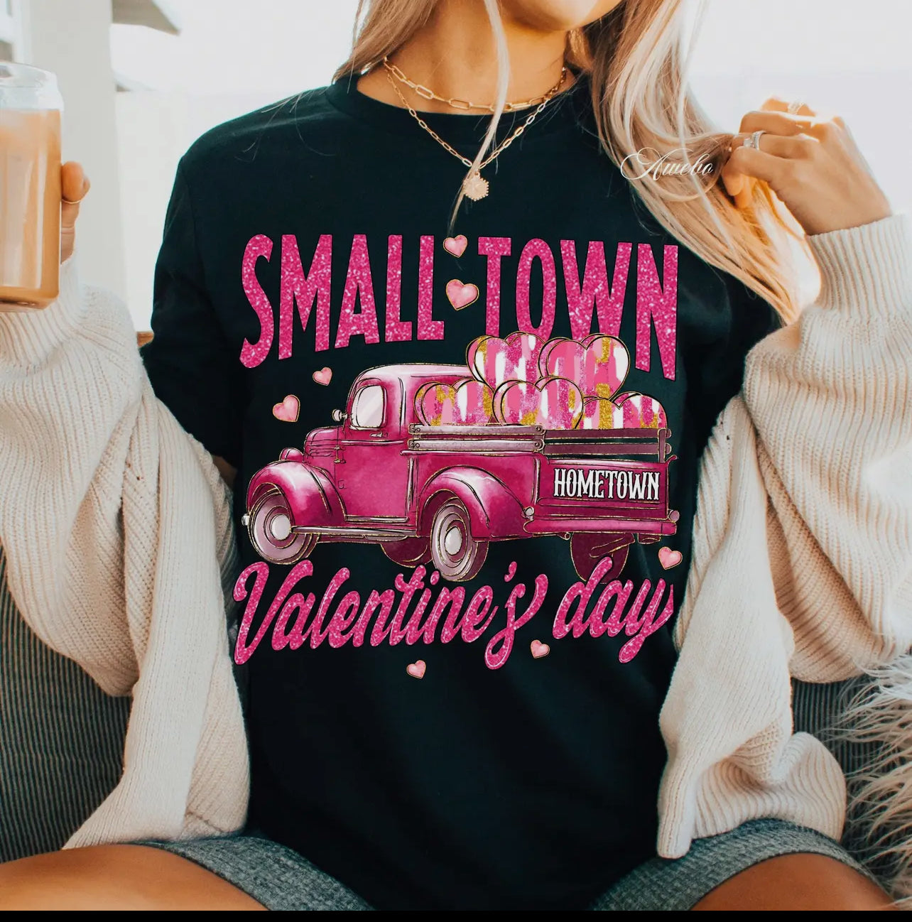 Small Town Valentine Tee