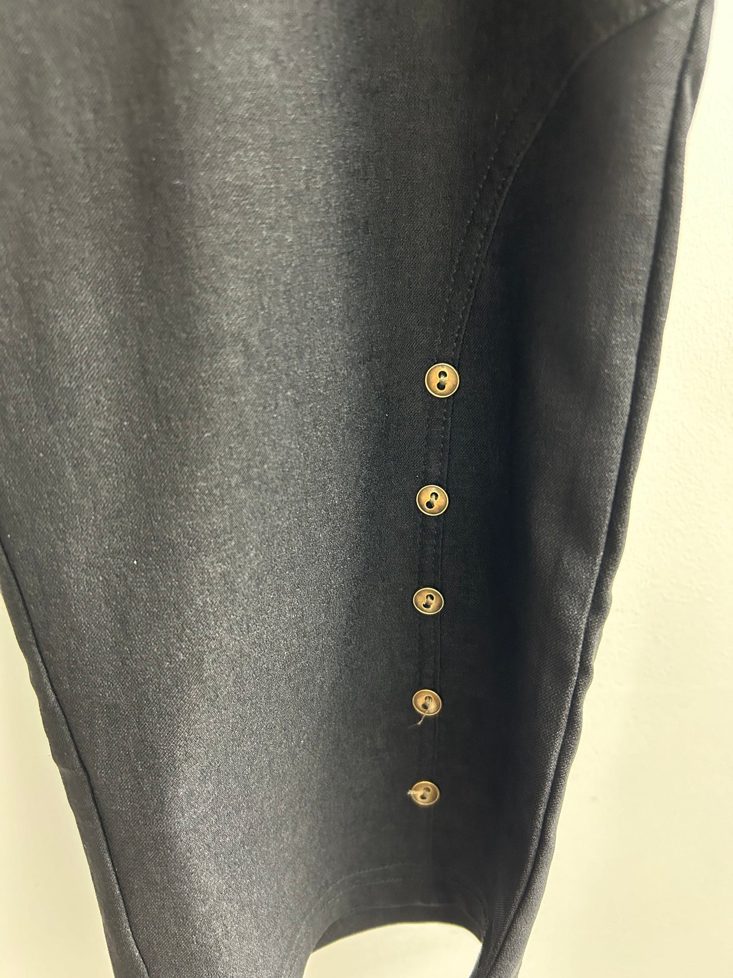 Capri Pants with Button Decor