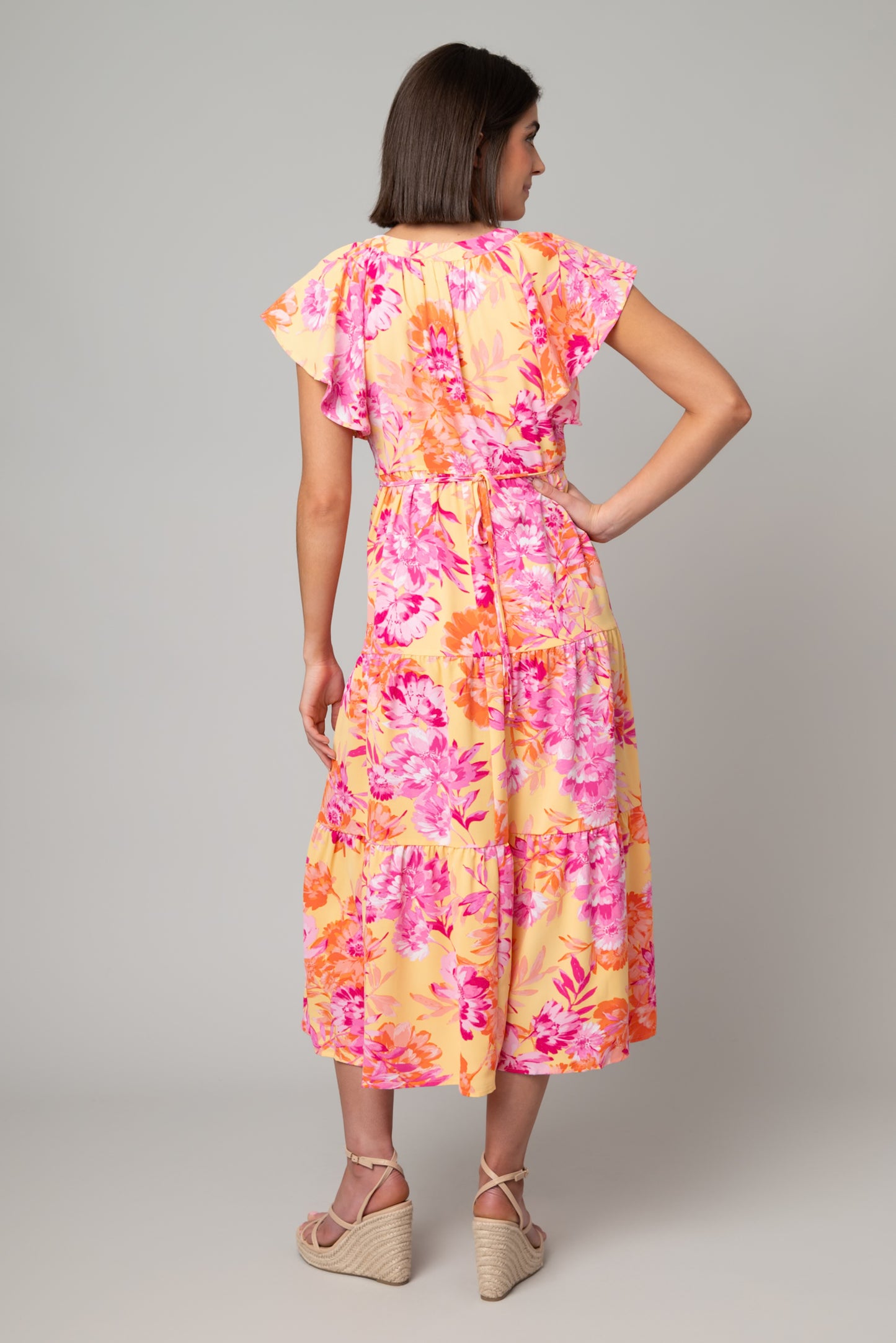 Floral Tiered Maxi Dress