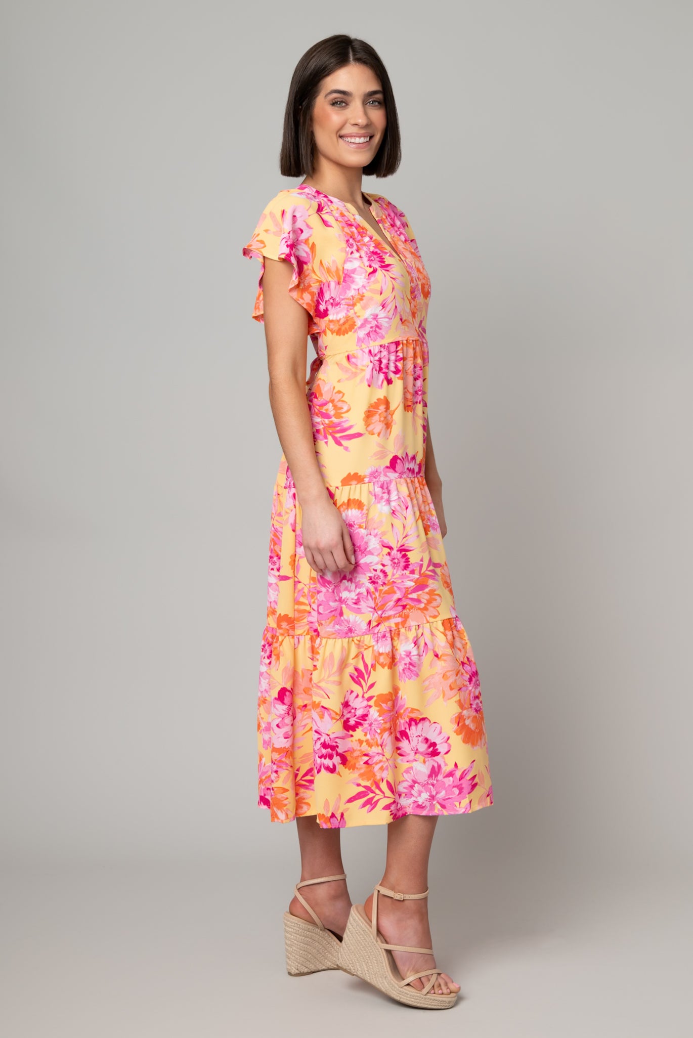 Floral Tiered Maxi Dress