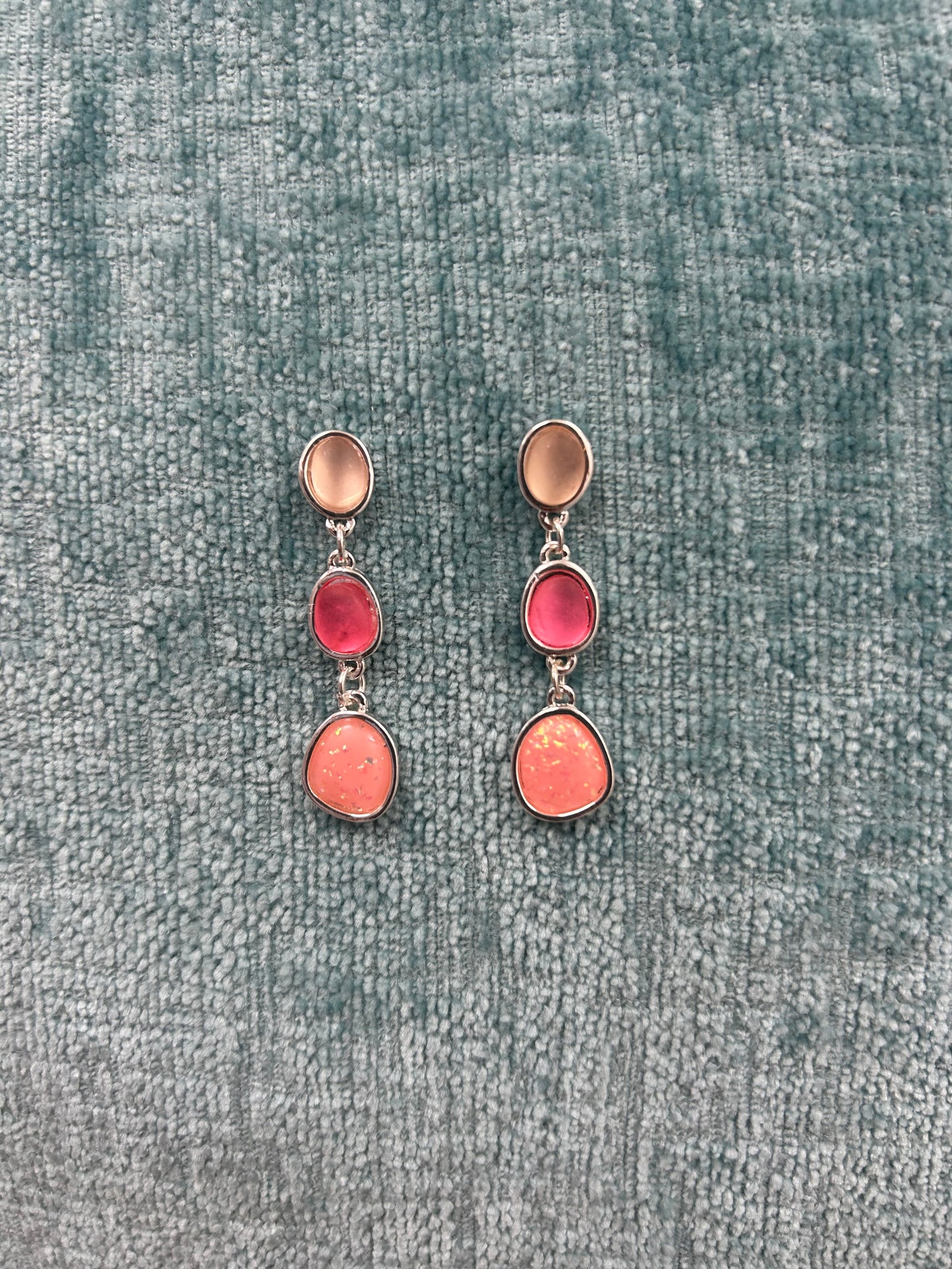 Pink Dangle Earrings