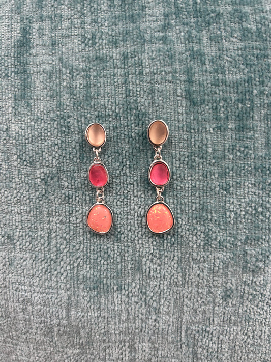 Pink Dangle Earrings