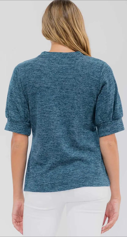 Pearl Puff Lightweight Sweater