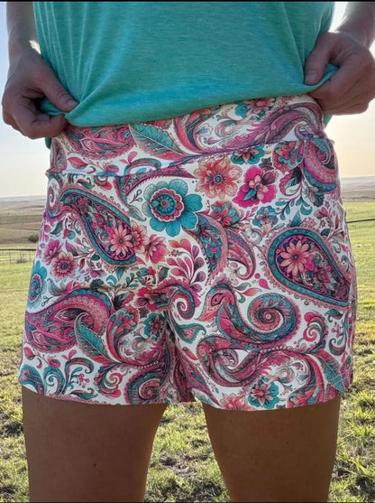 Paisley Play It Safe Shorts