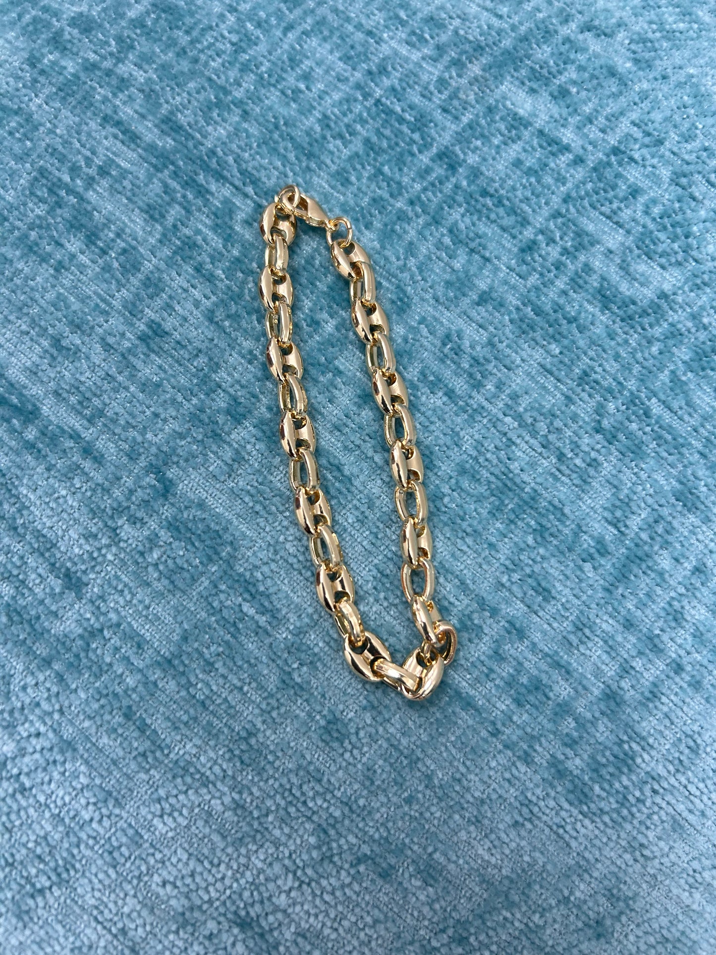 Coffee Bean Link Bracelet