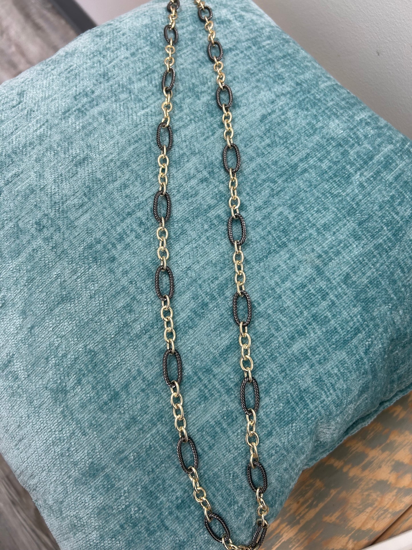 Black and gold necklace