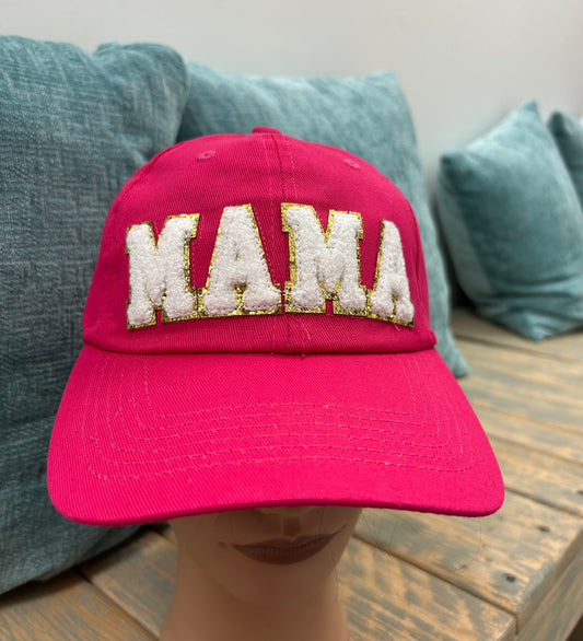 Mama Chenille Patch Baseball Cap