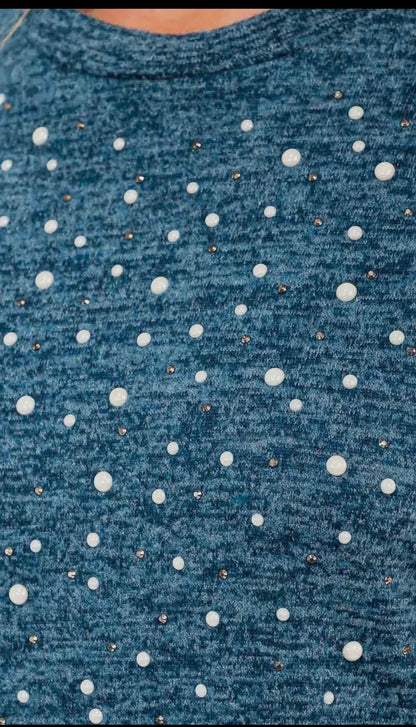 Pearl Puff Lightweight Sweater