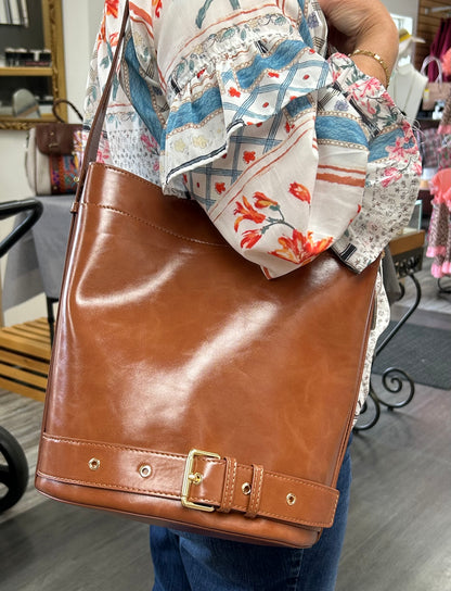 Bucket Bag with Belt