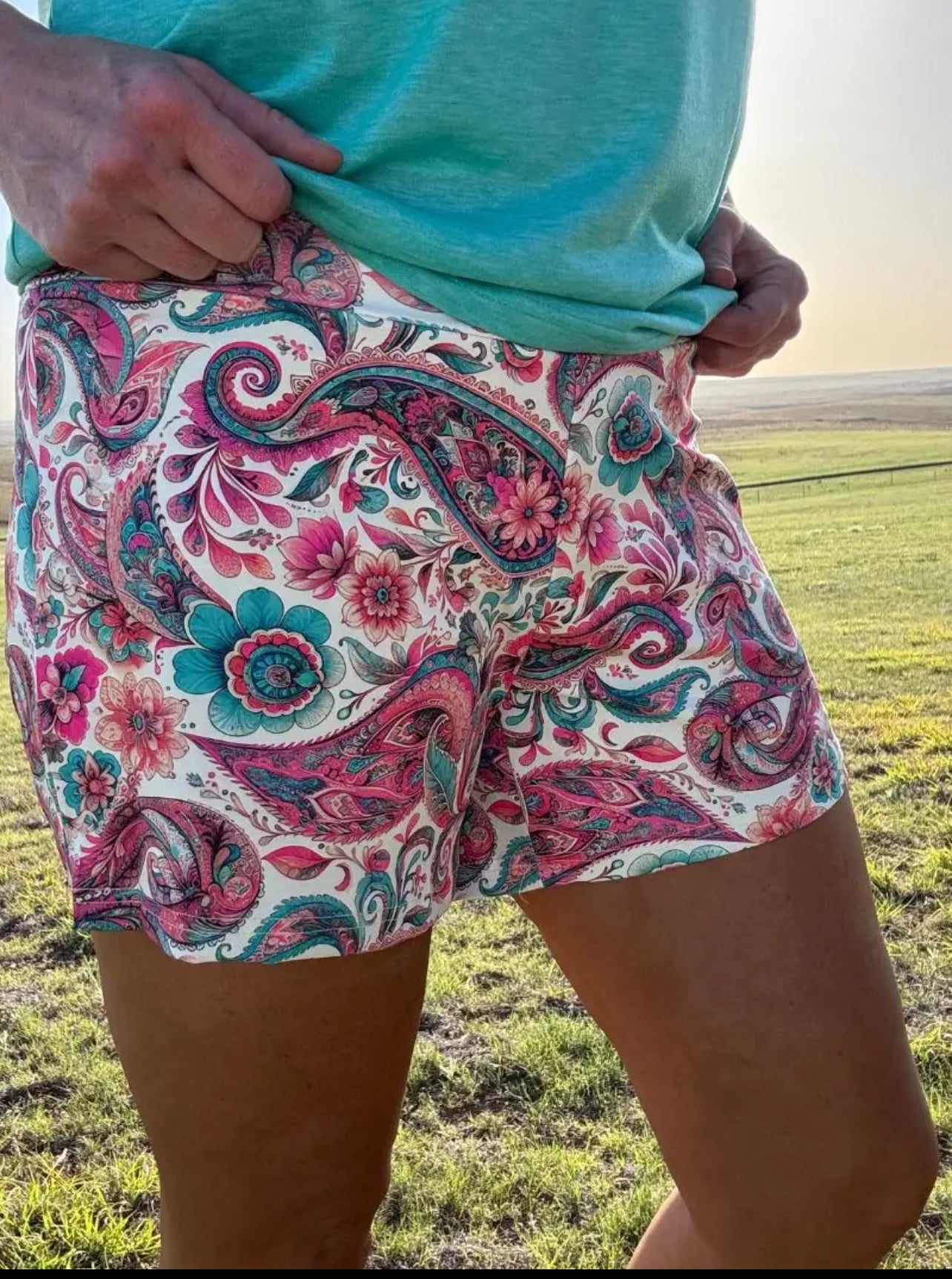 Paisley Play It Safe Shorts