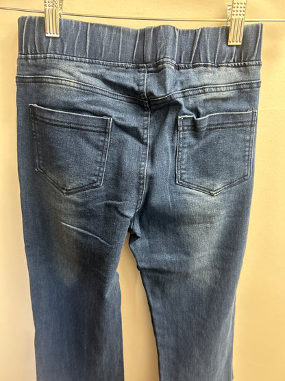 Bootcut Elastic Waist Jeans