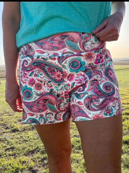 Paisley Play It Safe Shorts