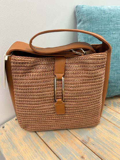Straw Hobo Tote