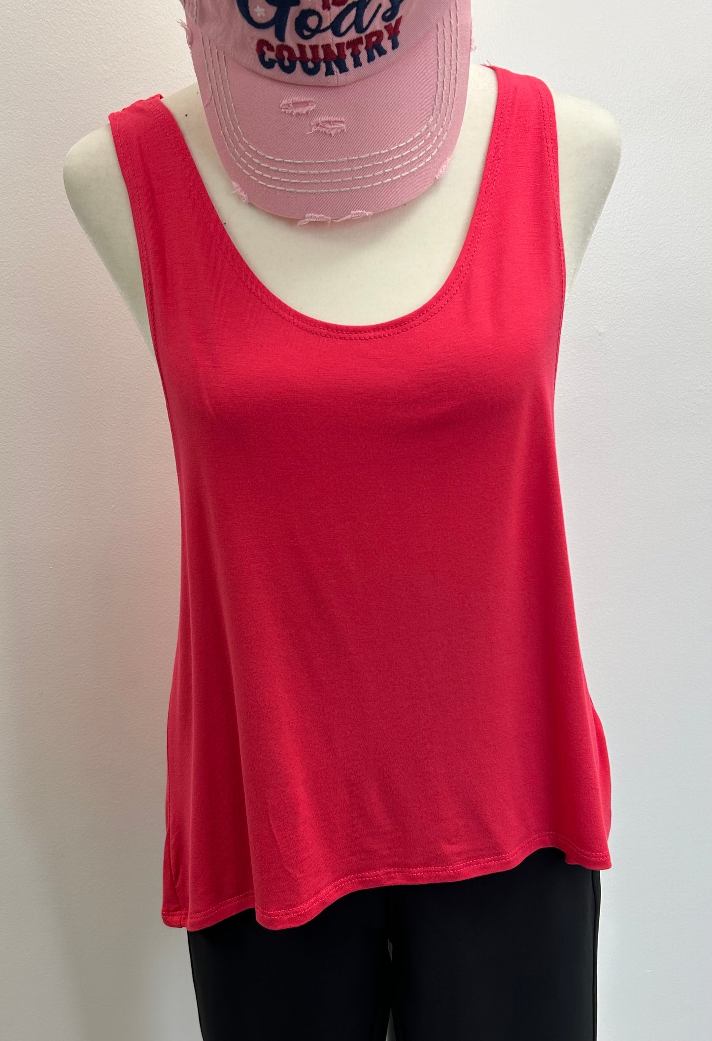 Fuchsia Loose Fit Tank