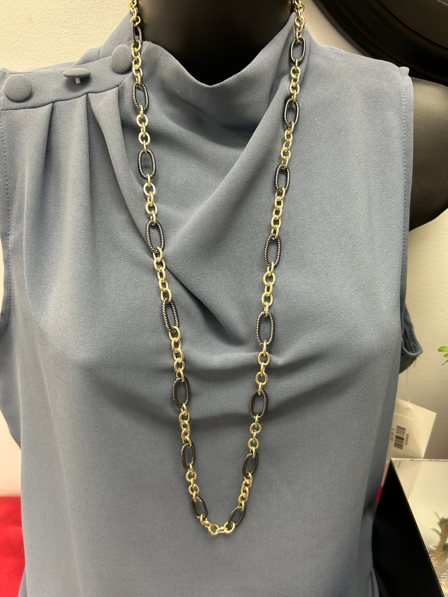 Black and gold necklace