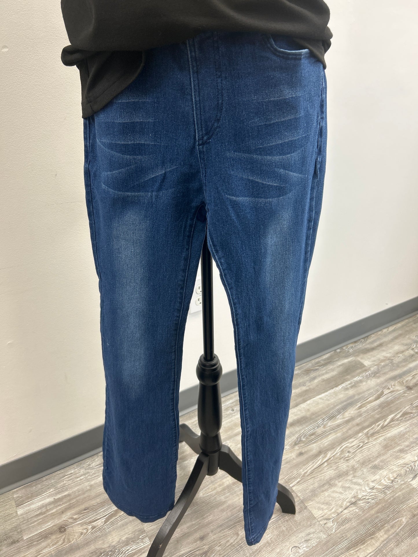 Bootcut Elastic Waist Jeans