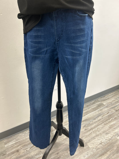 Bootcut Elastic Waist Jeans