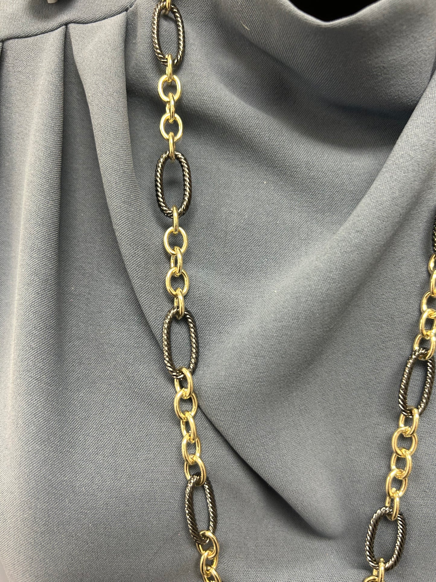 Black and gold necklace