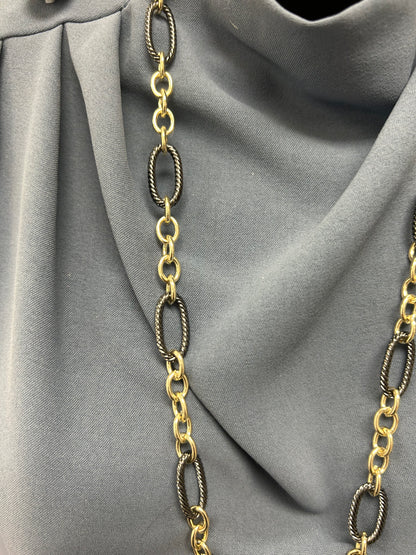 Black and gold necklace