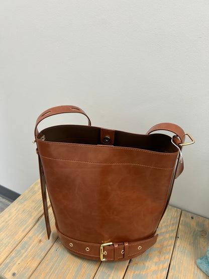 Bucket Bag with Belt