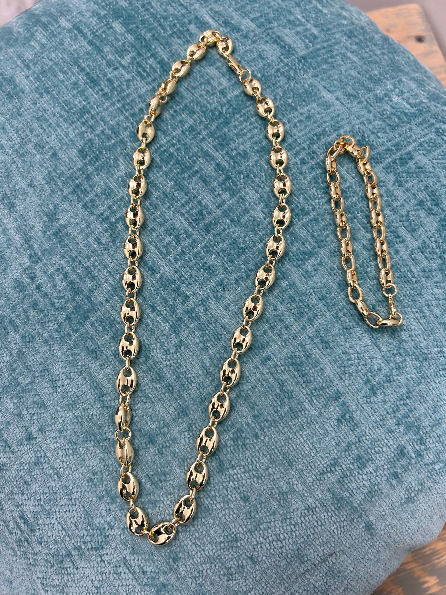 Coffee Bean Link 18” Chain