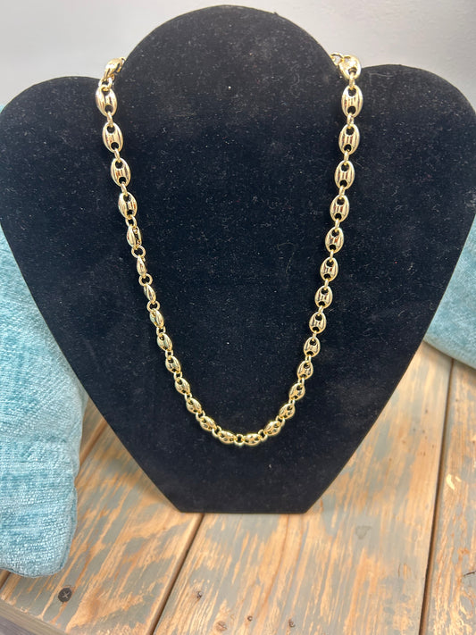 Coffee Bean Link 18” Chain