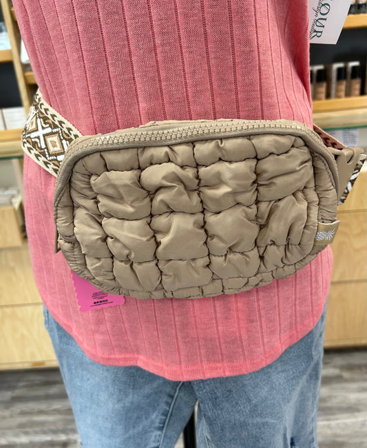 Simply Southern Puff Quilt Belt Bag