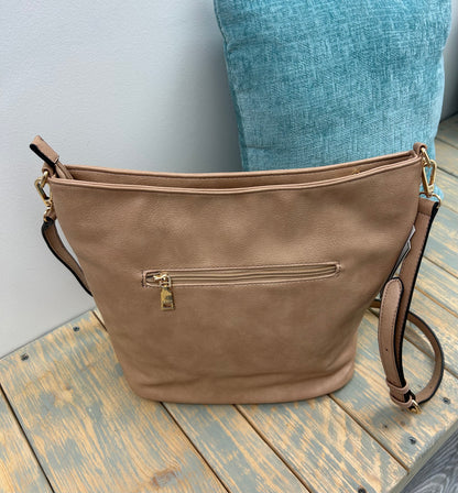 Taupe Crossbody Bag