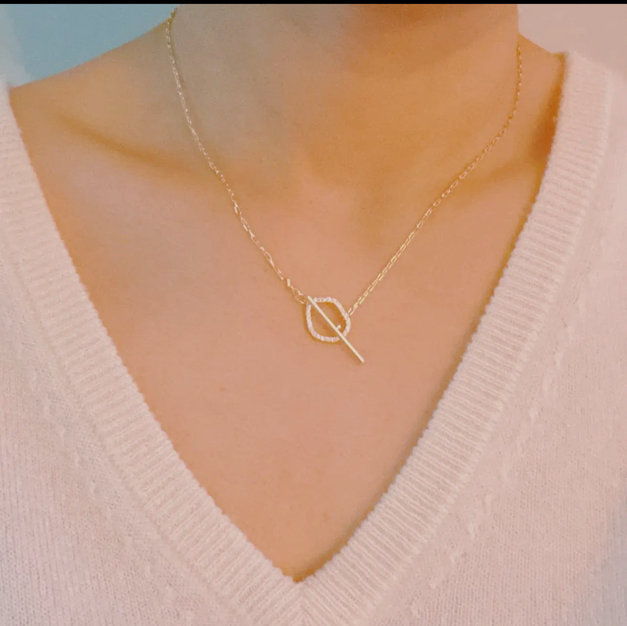 Dainty Toggle Necklace