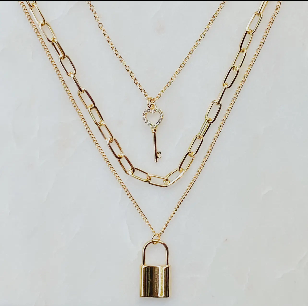 Lock and Key Necklace