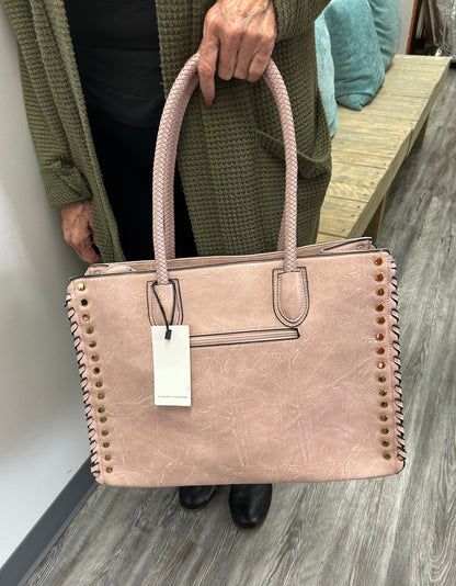 Blush colored Satchel Bag