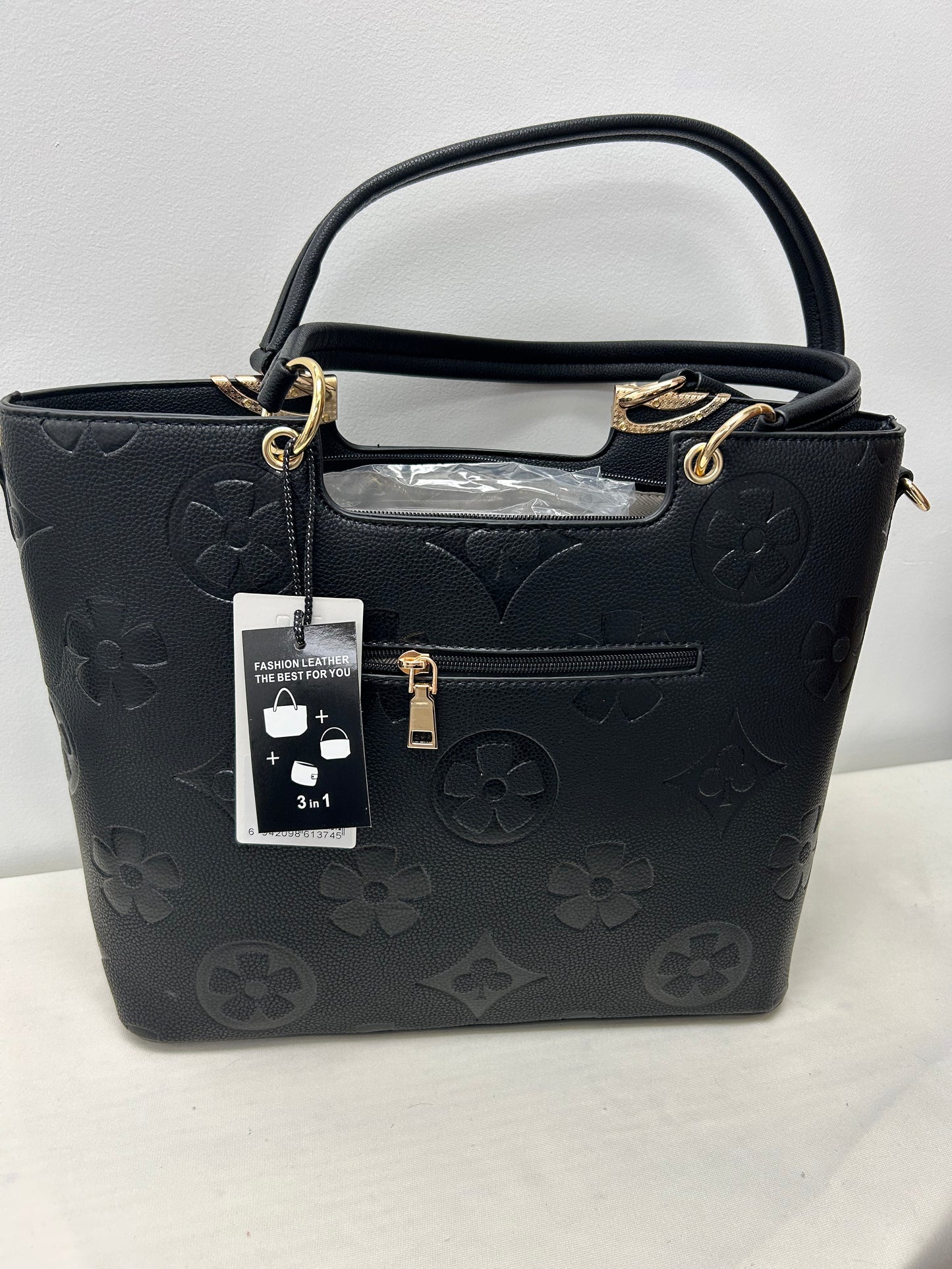 Matching LV inspired handbag and wallet