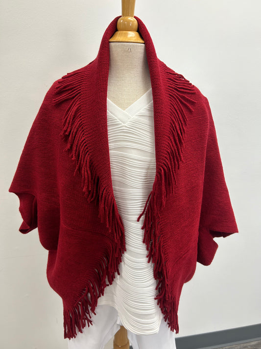 Fringed shawls