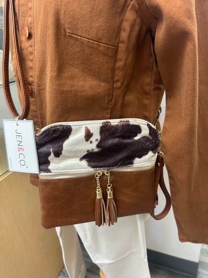 Double Zip Crossbody/Wristlet