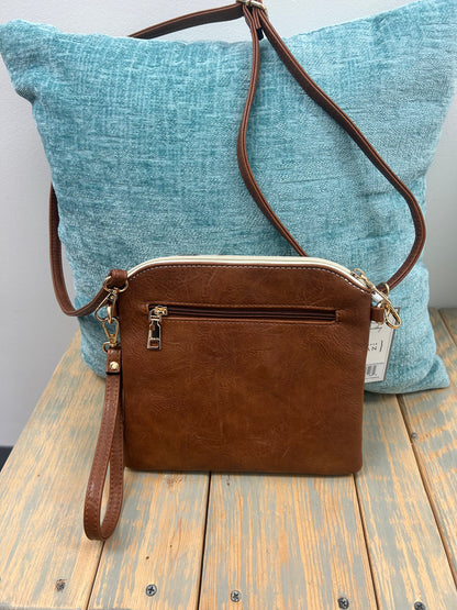 Double Zip Crossbody/Wristlet
