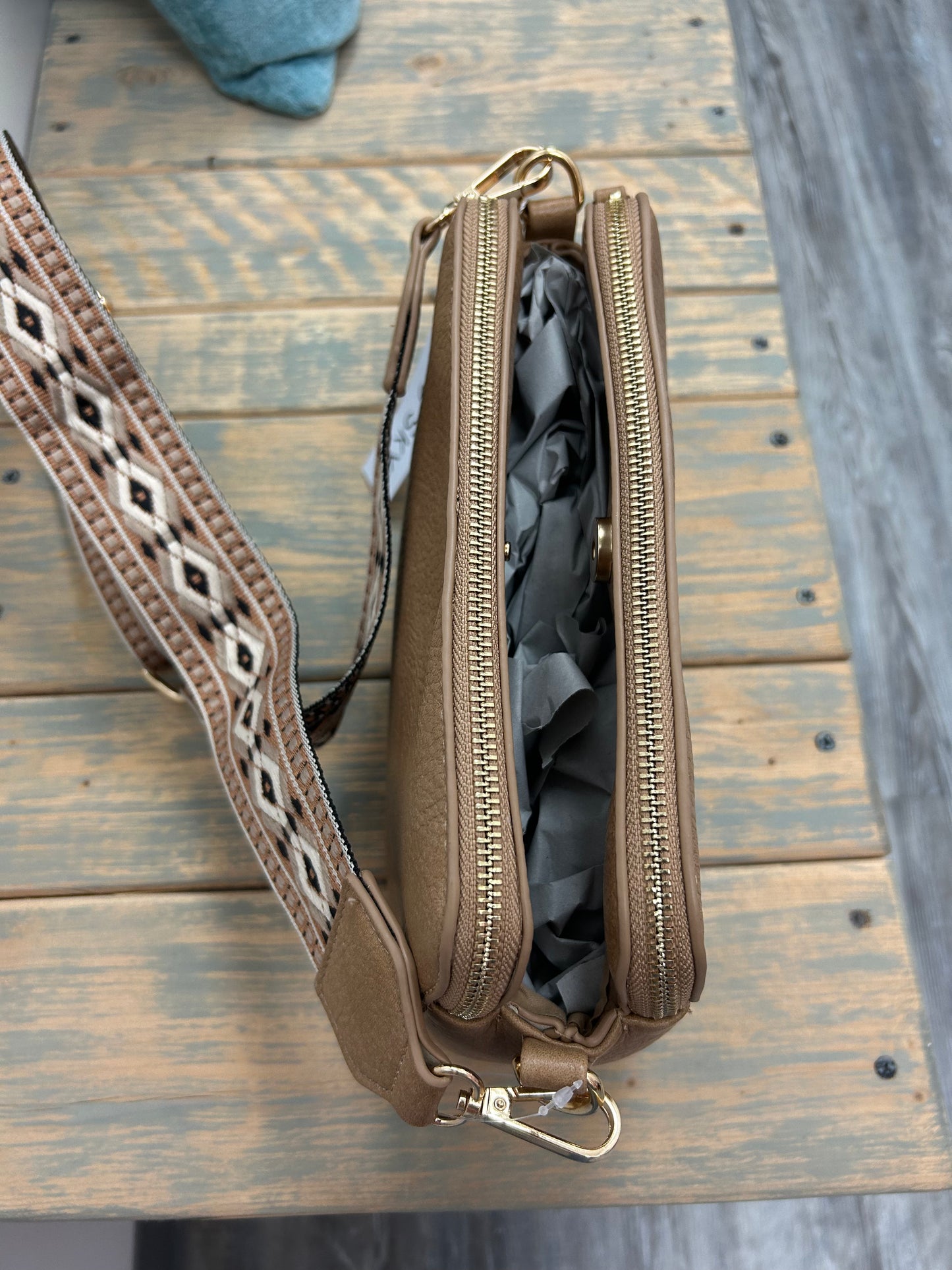3 Compartment Crossbody Bag