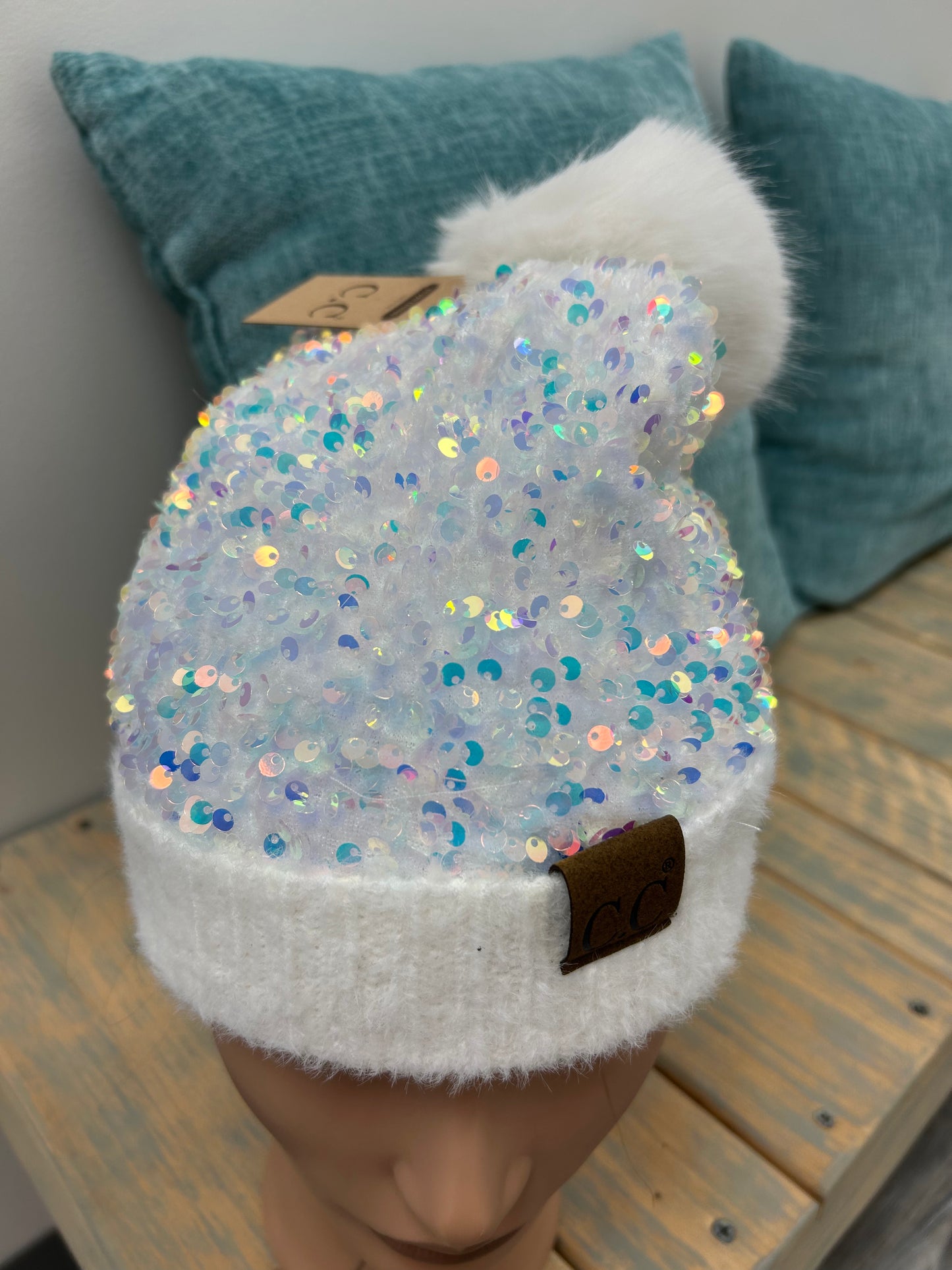 Sequin Beanie