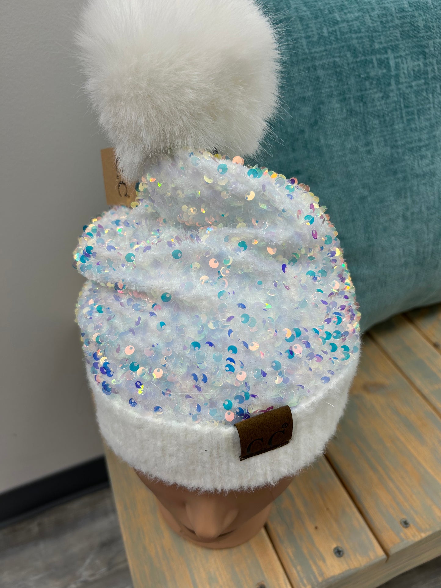 Sequin Beanie
