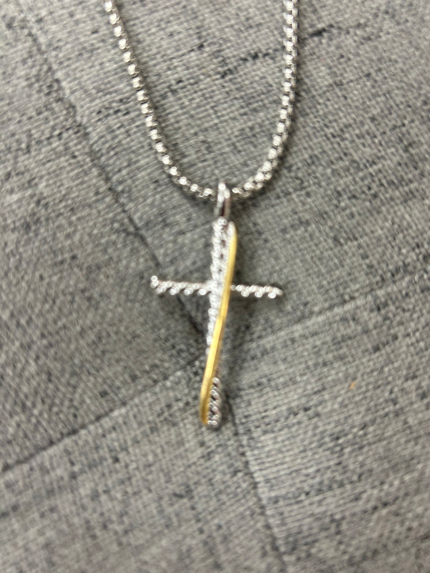 Twisted Cross Necklace