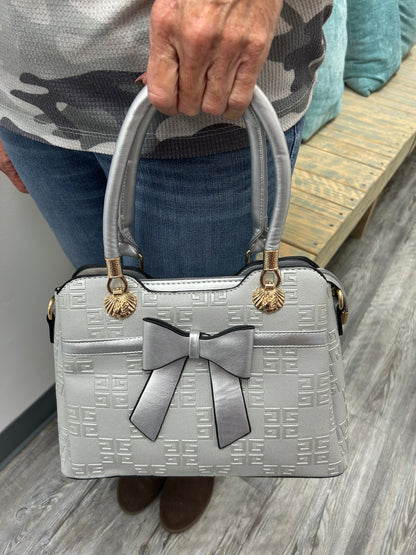 Silver Tote Bag