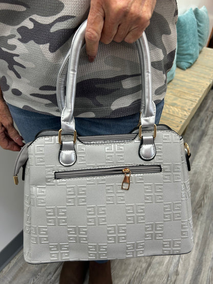 Silver Tote Bag
