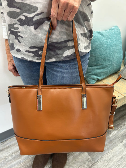 Brown Shoulder Tote