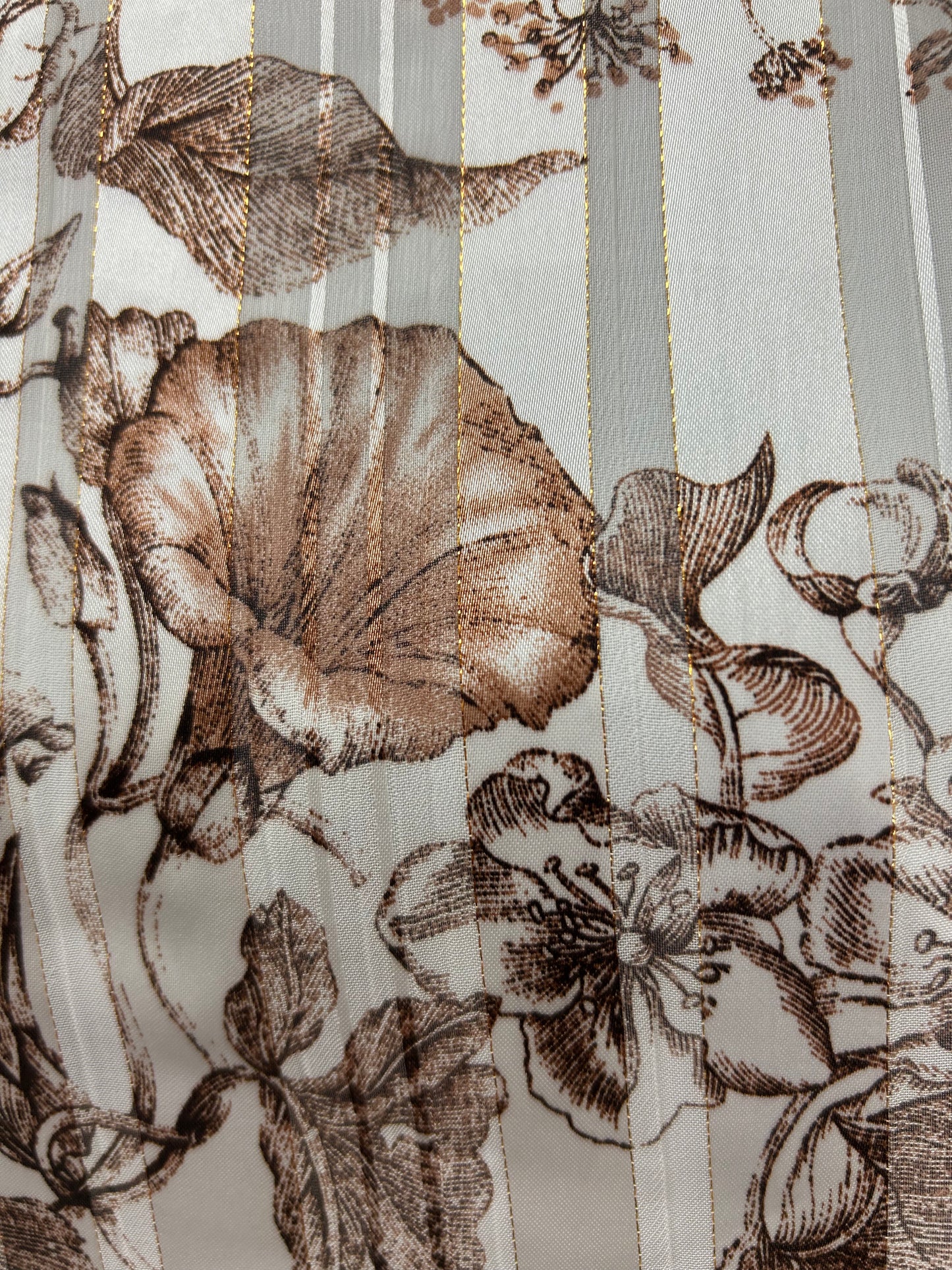 Brown and Gold Blouse