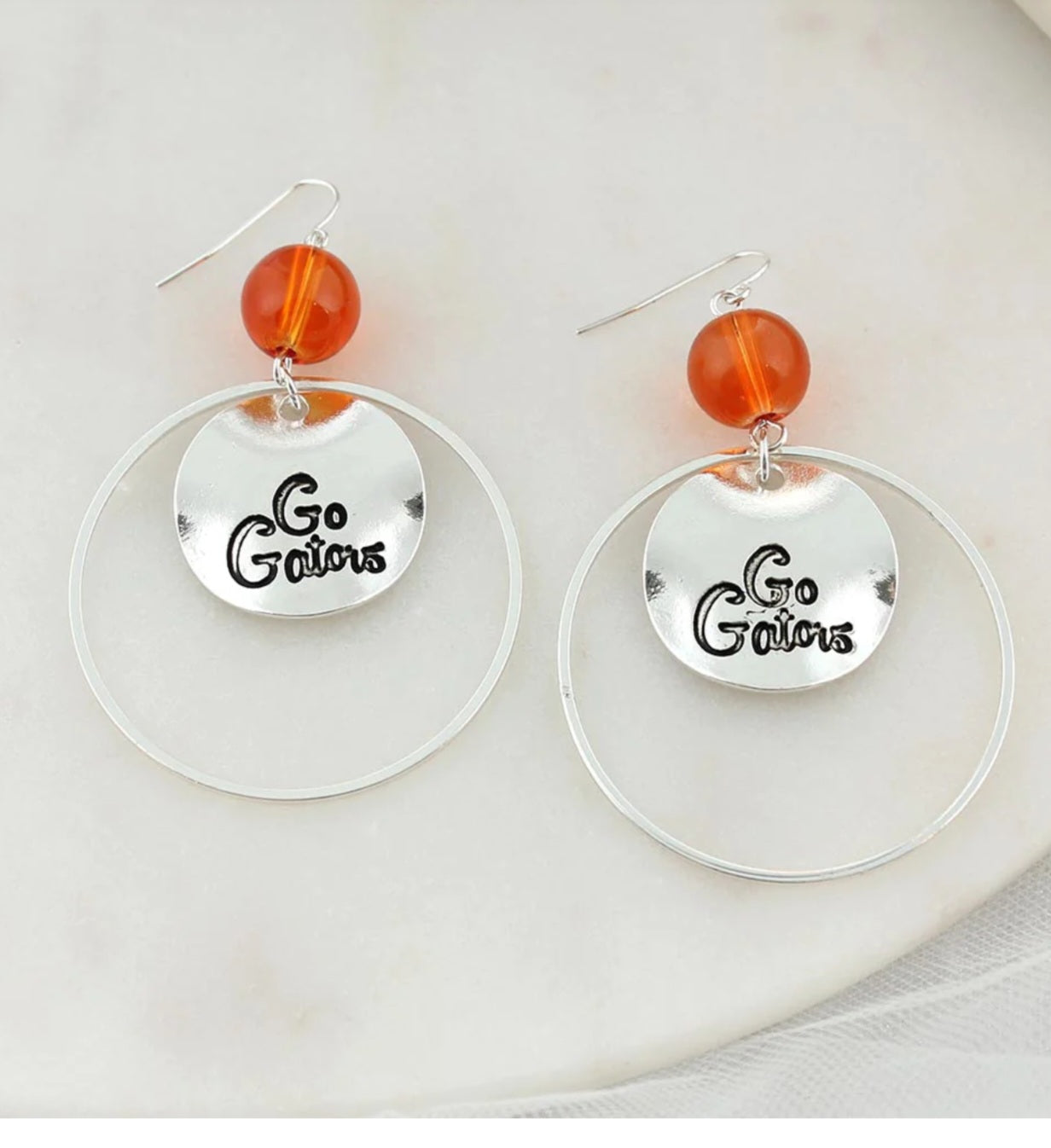 Seasons Jewelry UF Florida Gators Disc Earrings