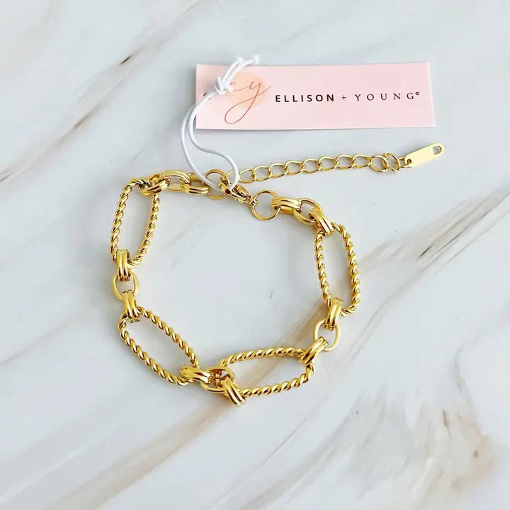 Link and Cable Bracelet