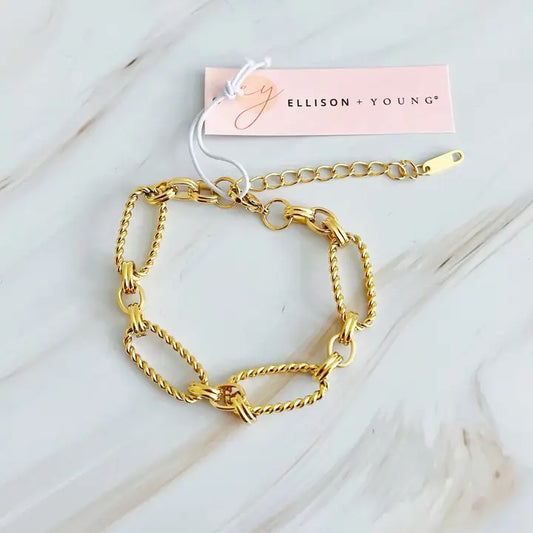 Link and Cable Bracelet