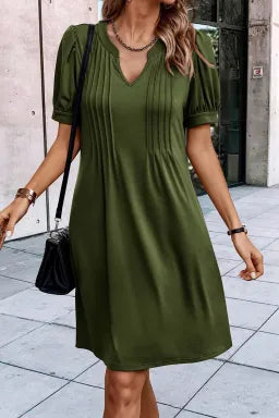 Puff Sleeve T shirt Dress